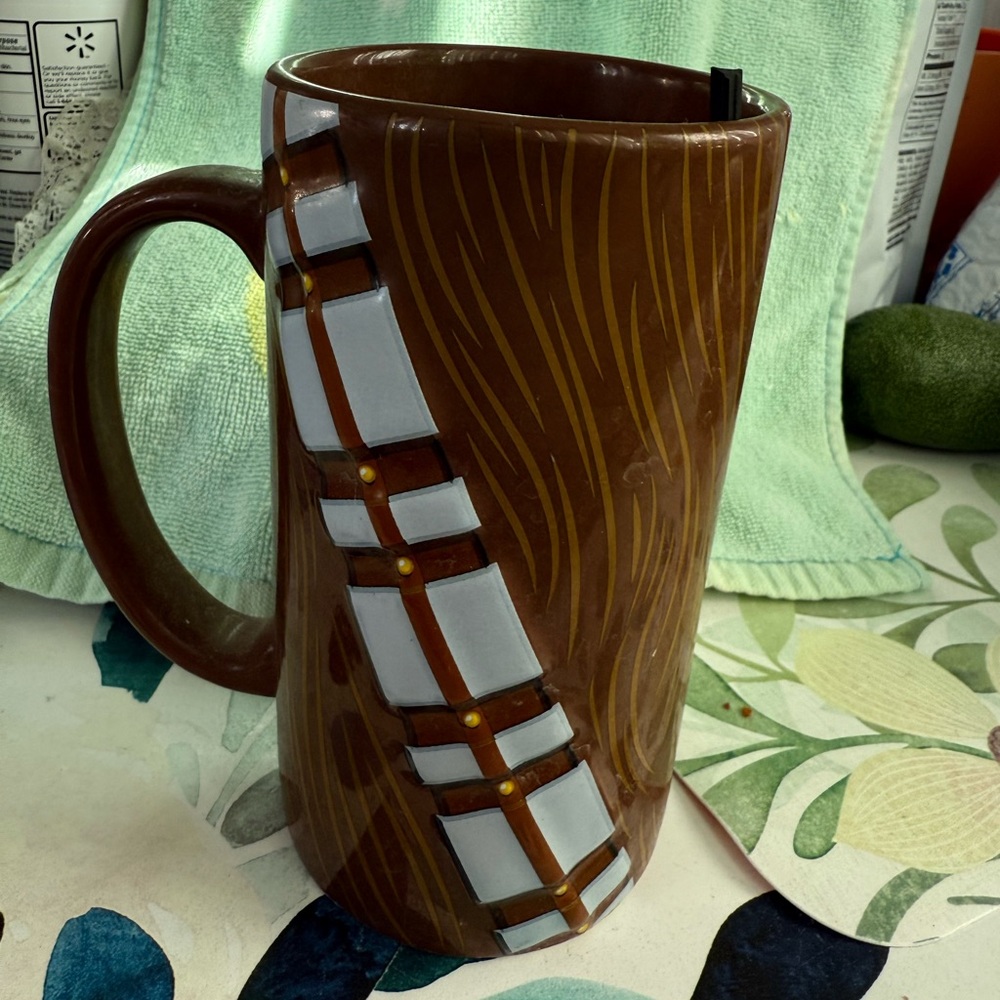 Disney Brown and Silver Chewbacca Mug